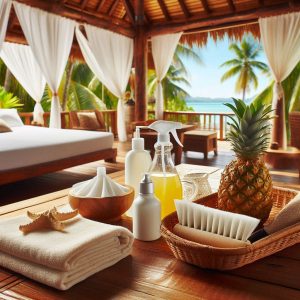 Service de remplacement du linge et ménage – Villas Kanisi Guadeloupe