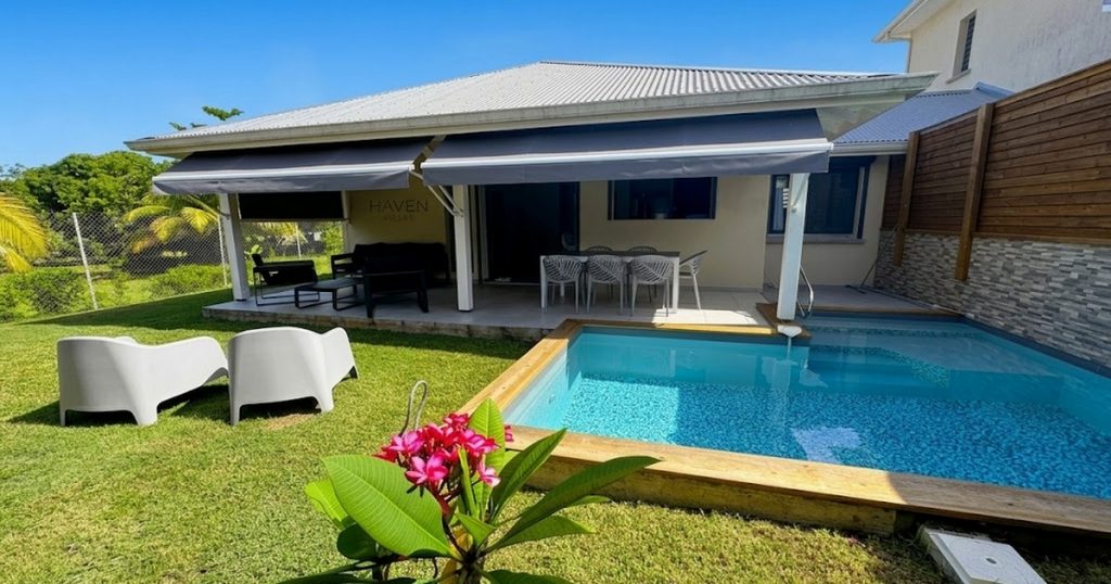 Piscine privée au sel – Villa Kanisi 1 Baie-Mahault
